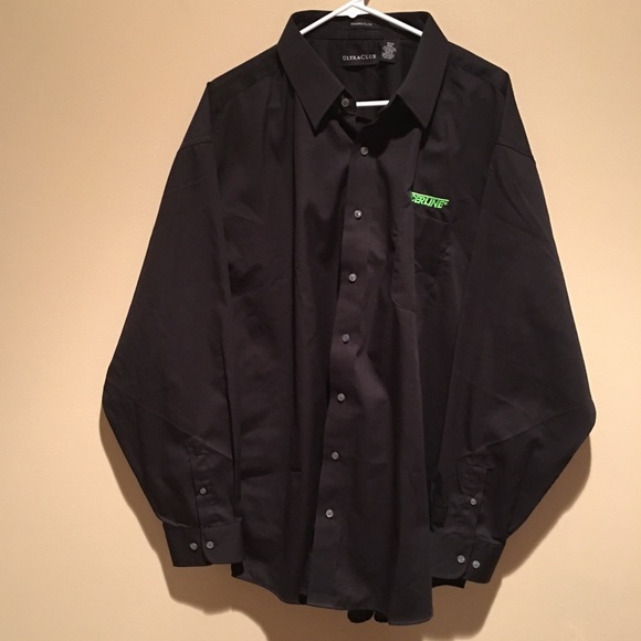 Ultra Club Other - 2XL Black Logo Button Up Shirt Tracerline
